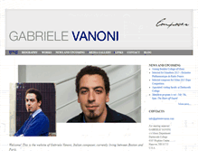 Tablet Screenshot of gabrielevanoni.com